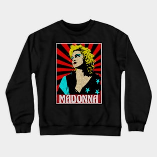 Madonna 80s Pop Art Style Crewneck Sweatshirt